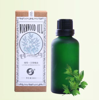 绿莹蕲艾精油温灸油50ml 通经活络刮痧按摩美容艾灸必备艾草精油图2