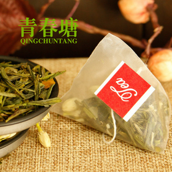 青春塘 茉莉花茶 茉莉绿茶袋泡茶 三角茶包 花茶OEM 定制代加工图3