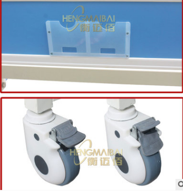 厂家生产加工定做医用护理床 单双摇ABS床头 无便孔系列 量大价优图2