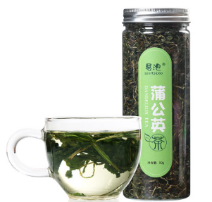 厂家直销包邮 天然清炒蒲公英叶茶婆婆丁叶茶蒲公英叶花茶瓶装50g图2